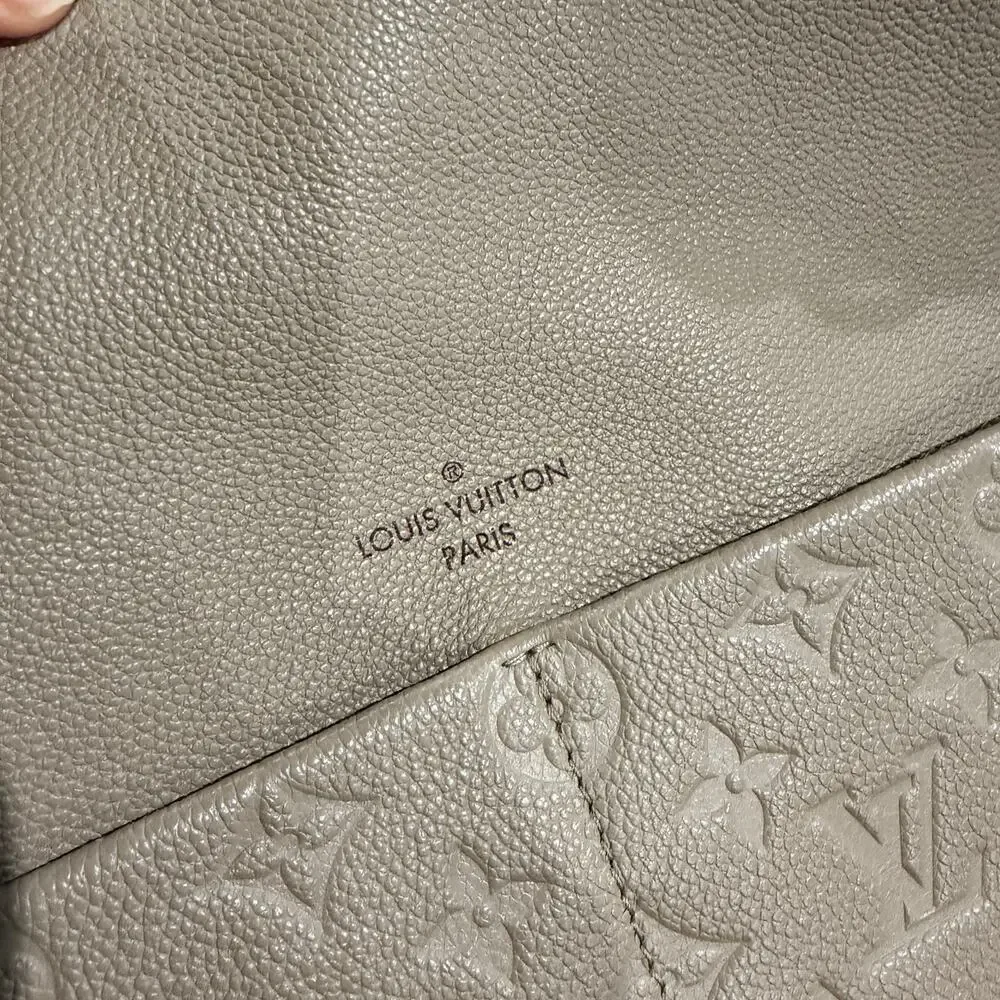 Louis Vuitton Empreinte Maida Hobo Tourterelle Leather Bag Purse, Turtle Dove - Picture 6 of 16
